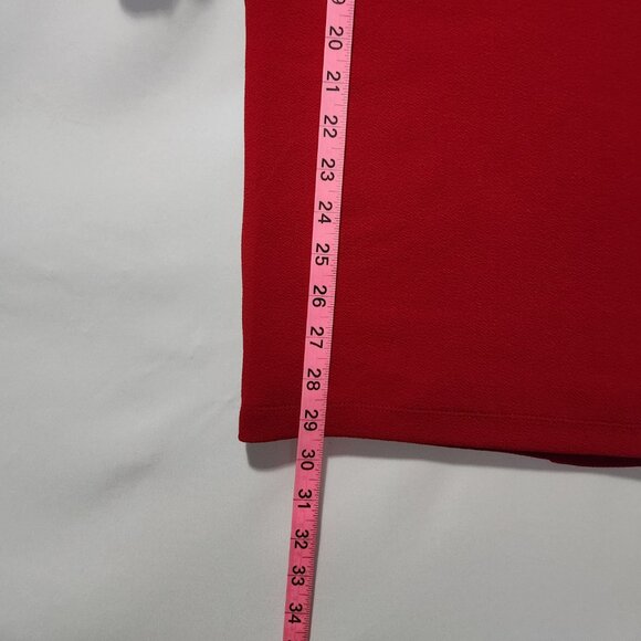 Teeze Me Red Off Shoulder Ruffled Sleeve Cocktail Dress - Size 7/8 - Picture 8 of 12